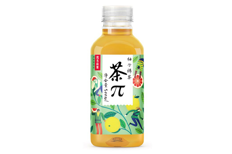 NONGFU CHA PAI FRUIT TEA GRAPEFRUIT GREENTEA FLAVOUR 500ML Jiada